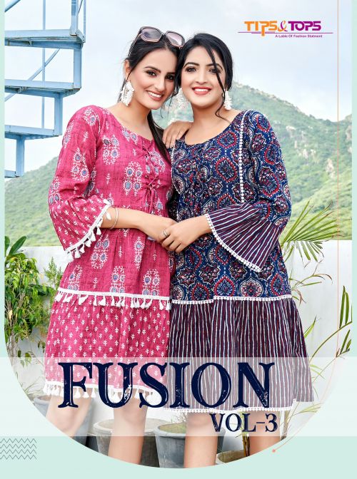Tips And Tops Fusion Vol 3 Short Kurti Collection